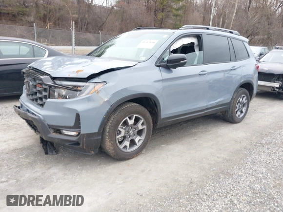 2022 Honda Passport TrailSport with VIN 5FNYF8H61NB018170, listed as a IAAI auction lot 41503190 with 21,469 mi miles and . Bid and sale history available at DreamBid. Image 17.