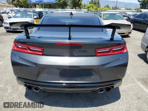 2018 Chevrolet Camaro 2SS with VIN 1G1FG1R75J0187287, listed as a Copart auction lot 64708634 with 78,736 mi miles and Salvage title. Bid and sale history available at DreamBid. Image 6.
