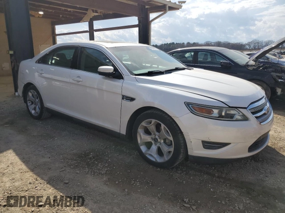 2011 Ford Taurus SEL with VIN 1FAHP2EW9BG128793, listed as a Copart auction lot 48940475 with 121,681 mi miles and Salvage Title. Bid and sale history available at DreamBid. Image 4.