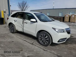 2015 Acura MDX Technology z VIN 5FRYD4H61FB028342, wystawiony jako Copart lot #46256965 z przebiegiem 130 080 mil mil oraz Szkoda całkowita • Salvage title. Historia ofert i sprzedaży dostępna na DreamBid. Obrazek 4.