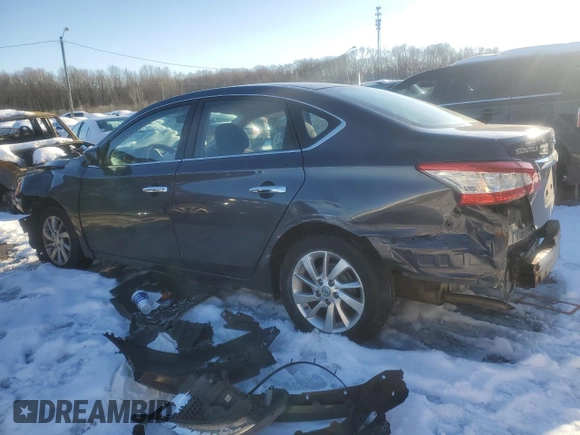 2013 Nissan Sentra S with VIN 3N1AB7AP1DL639521, listed as a Copart auction lot 41468625 with 127,997 mi miles and Non Repairable. Bid and sale history available at DreamBid. Image 2.