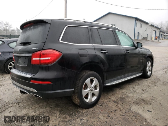 2017 Mercedes-Benz GLS with VIN 4JGDF6EE5HA952338, listed as a Copart auction lot 73467212 with 125,921 mi miles. Bid and sale history available at carsss.com. Image 3.