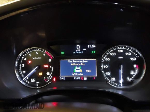 2020 Cadillac XT5 Premium Luxury AWD with VIN 1GYKNDRS9LZ197122, listed as a IAAI auction lot 41743191 with 93,868 mi miles. Bid and sale history available at carsss.com. Image 7.