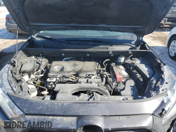 2021 Toyota RAV4 XLE Premium with VIN 2T3A1RFV2MW228513, listed as a Copart auction lot 46177175 with 79,216 mi miles and Salvage title. Bid and sale history available at DreamBid. Image 12.