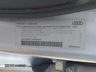 2016 Audi A6 Prestige с VIN WAUHGAFC1GN095006, выставлен на аукционе IAAI как лот 42607718 с пробегом 128 147 миль миль и . История ставок и продаж доступна на DreamBid. Изображение 9.