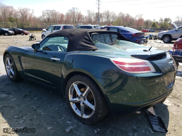 2007 Saturn Sky Red Line with VIN 1G8MG35X57Y131127, listed as a Copart auction lot 49488585 with 142,229 mi miles and Salvage Title. Bid and sale history available at carsss.com. Image 2.