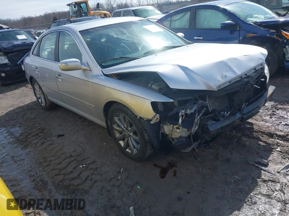 2009 Hyundai Azera Limited with VIN KMHFC46F19A341981, listed as a IAAI auction lot 41714918 with 148,425 mi miles and . Bid and sale history available at DreamBid. Image 1.