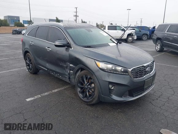 2020 Kia Sorento EX V6 with VIN 5XYPH4A55LG665371, listed as a IAAI auction lot 41719572 with 87,759 mi miles. Bid and sale history available at carsss.com. Image 1.