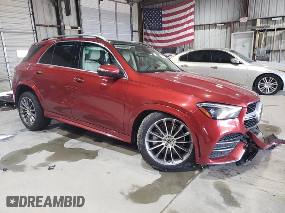 2023 Mercedes-Benz GLE 450 with VIN 4JGFB5KB4PA860208, listed as a Copart auction lot 60171915 with 42,335 mi miles and Salvage title. Bid and sale history available at DreamBid. Image 4.