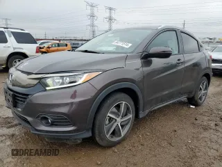 2022 Honda HR-V EX-L with VIN 3CZRU6H70NM758127, listed as a Copart auction lot 84771514 with 45,076 mi miles and Salvage Title. Bid and sale history available at carsss.com. Image 1.