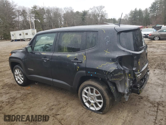 2023 Jeep Renegade Upland with VIN ZACNJDB16PPP57566, listed as a Copart auction lot 47994015 with 16,509 mi miles and Salvage title. Bid and sale history available at DreamBid. Image 2.