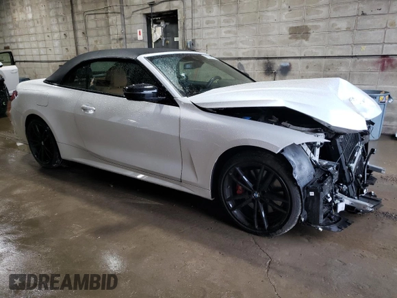 2023 BMW 4 Series 430i xDrive с VIN WBA43AT06PCM39686, выставлен на аукционе Copart как лот 60834325 с пробегом 17 728 миль миль и Списание • Salvage title. История ставок и продаж доступна на DreamBid. Изображение 4.