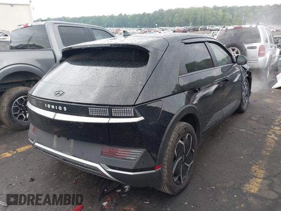2024 Hyundai Ioniq 5 SEL with VIN KM8KN4DE1RU246645, listed as a IAAI auction lot 42163112 with 22,500 mi miles and . Bid and sale history available at DreamBid. Image 4.