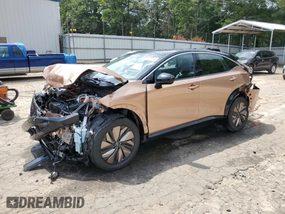2023 Nissan ARIYA Evolve+ z VIN JN1BF0BA1PM402015, wystawiony jako Copart lot #65815584 z przebiegiem 29 556 mil mil oraz Szkoda całkowita • Salvage title. Historia ofert i sprzedaży dostępna na DreamBid. Obrazek 1.