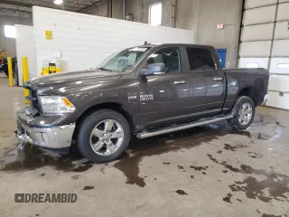 2018 Ram 1500 Big Horn with VIN 3C6RR7LTXJG198280, listed as a Copart auction lot 47587635 with 80,998 mi miles and Salvage Title. Bid and sale history available at carsss.com. Image 1.