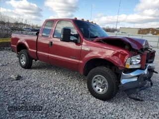 2003 Ford Super Duty F-250 XL with VIN 1FTNX21F23EA76665, listed as a Copart auction lot 86582584 with 184,207 mi miles and Salvage Title. Bid and sale history available at carsss.com. Image 4.
