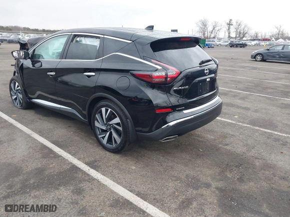 2023 Nissan Murano SL with VIN 5N1AZ2CS0PC138225, listed as a IAAI auction lot 41675550 with 25,518 mi miles. Bid and sale history available at carsss.com. Image 3.