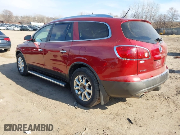 2012 Buick Enclave Leather with VIN 5GAKVCED2CJ360071, listed as a IAAI auction lot 41995399 with 145,565 mi miles and . Bid and sale history available at carsss.com. Image 3.