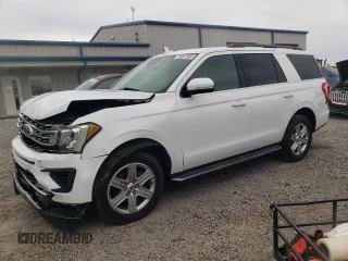 2019 Ford Expedition XLT z VIN 1FMJU1HT0KEA47639, wystawiony jako Copart lot #56057365 z przebiegiem 169 911 mil mil oraz Szkoda całkowita • Salvage title. Historia ofert i sprzedaży dostępna na DreamBid. Obrazek 1.