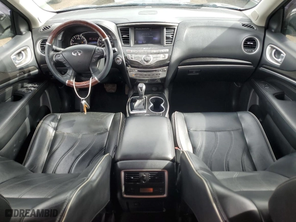 2017 Infiniti QX60 with VIN 5N1DL0MN2HC522553, listed as a Copart auction lot 48196985 with 52,924 mi miles and Salvage Title. Bid and sale history available at carsss.com. Image 8.