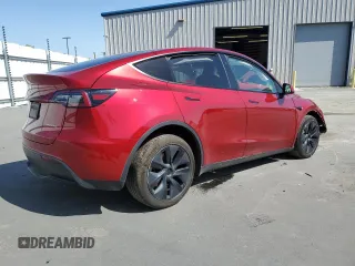 2024 Tesla Model Y Long Range с VIN 7SAYGDEE9RF125137, выставлен на аукционе Copart как лот 56301845 с пробегом 10 024 миль миль и Списание • Salvage title. История ставок и продаж доступна на DreamBid. Изображение 3.