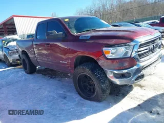 2021 Ram 1500 Big Horn with VIN 1C6SRFBT5MN760207, listed as a IAAI auction lot 41326935 with 58,667 mi miles. Bid and sale history available at carsss.com. Image 1.