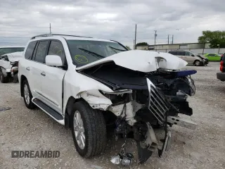 2008 Lexus LX 570 with VIN JTJHY00W984013718, listed as a Copart auction lot 43977642 with 240,202 mi miles and Salvage Title. Bid and sale history available at carsss.com. Image 1.