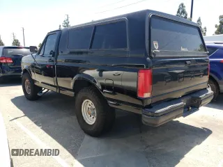 1991 Ford F-150 with VIN 1FTEF14N8MLA61875, listed as a Copart auction lot 58577514 with 114,489 mi miles and Salvage Title. Bid and sale history available at carsss.com. Image 2.