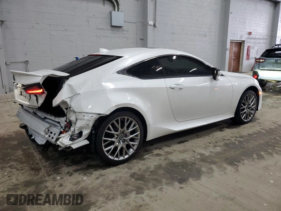 2022 Lexus RC 300 with VIN JTHD85EC0N5006688, listed as a Copart auction lot 56381435 with 24,551 mi miles and Salvage title. Bid and sale history available at DreamBid. Image 3.