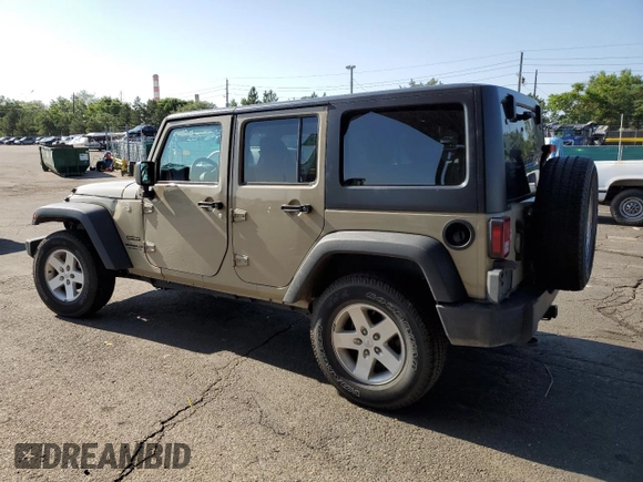 2017 Jeep Wrangler Unlimited Sport with VIN 1C4BJWDG7HL683406, listed as a Copart auction lot 62758735 with 75,140 mi miles and Salvage title. Bid and sale history available at DreamBid. Image 2.