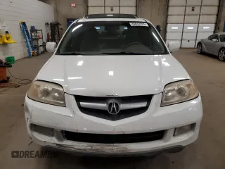 2004 Acura MDX Touring Pkg with VIN 2HNYD18654H515397, listed as a Copart auction lot 49633225 with 212,400 mi miles and Salvage Title. Bid and sale history available at carsss.com. Image 5.