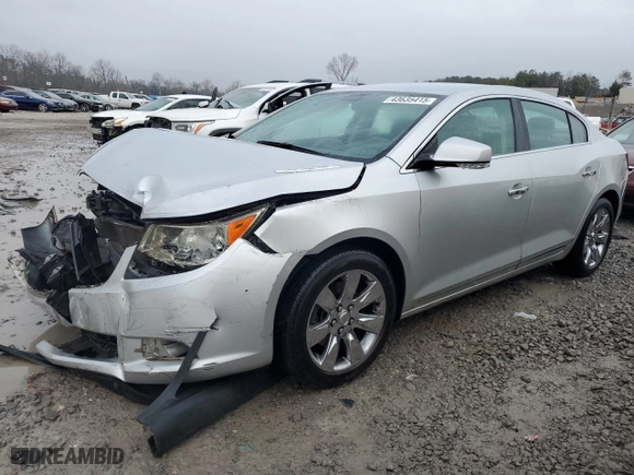 2011 Buick LaCrosse CXS with VIN 1G4GE5ED7BF327130, listed as a Copart auction lot 43635415 with 263,267 mi miles and Salvage Title. Bid and sale history available at carsss.com. Image 1.
