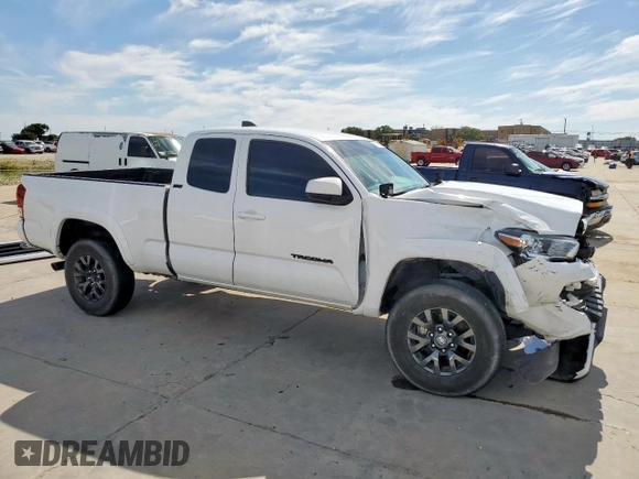 2022 Toyota Tacoma SR with VIN 3TYRX5GN7NT063798, listed as a Copart auction lot 57608435 with 31,115 mi miles and Salvage title. Bid and sale history available at DreamBid. Image 4.