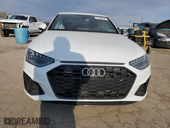 2021 Audi A4 S line Premium Plus z VIN WAUEAAF40MN003702, wystawiony jako Copart lot #47108135 z przebiegiem Nie podano mil oraz Szkoda całkowita • Salvage title. Historia ofert i sprzedaży dostępna na DreamBid. Obrazek 5.