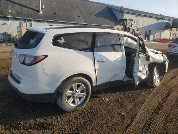 2014 Chevrolet Traverse LT with VIN 1GNKRGKD2EJ344266, listed as a Copart auction lot 48668575 with 132,216 mi miles and Clean Title. Bid and sale history available at DreamBid. Image 3.