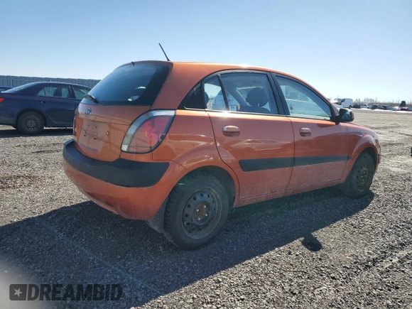 2008 Kia Rio LX with VIN KNADE163X86433096, listed as a Copart auction lot 50166155 with 219,883 mi miles and Clean Title. Bid and sale history available at carsss.com. Image 3.