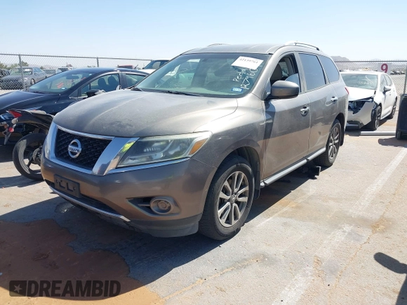 2013 Nissan Pathfinder SL with VIN 5N1AR2MN0DC677545, listed as a IAAI auction lot 42139761 with 198,464 mi miles and . Bid and sale history available at DreamBid. Image 2.