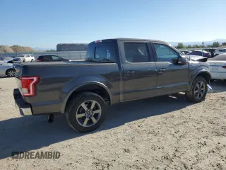 2017 Ford F-150 XL with VIN 1FTEW1EP9HKE16709, listed as a Copart auction lot 66039295 with 95,713 mi miles and Salvage title. Bid and sale history available at DreamBid. Image 3.