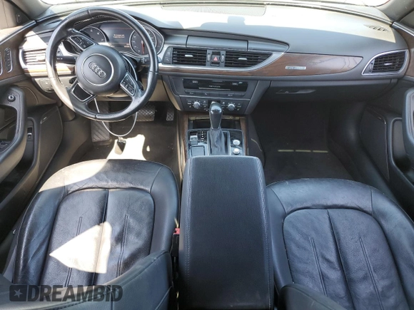 2016 Audi A6 Premium Plus with VIN WAUGFAFC9GN115615, listed as a Copart auction lot 55492445 with 121,509 mi miles and Salvage title. Bid and sale history available at DreamBid. Image 8.
