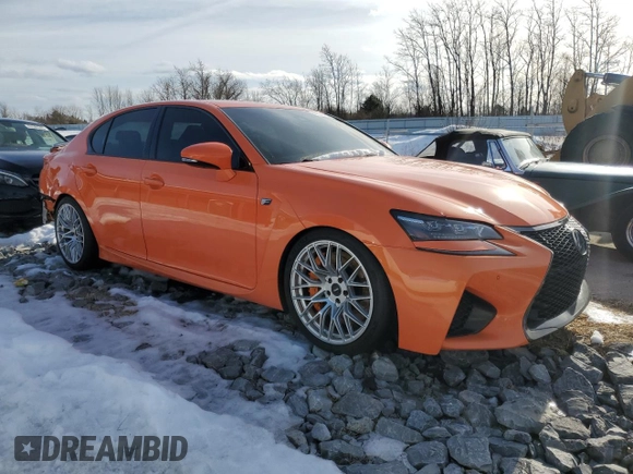 2016 Lexus GS F F z VIN JTHBP1BL8GA001403, wystawiony jako Copart lot #43550725 z przebiegiem 89 354 mil mil oraz Szkoda całkowita • Salvage title. Historia ofert i sprzedaży dostępna na DreamBid. Obrazek 4.