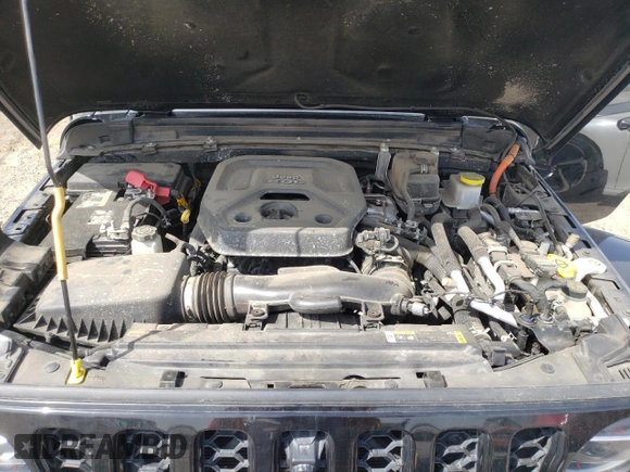 2022 Jeep Wrangler Unlimited Sahara with VIN 1C4JJXP60NW172991, listed as a Copart auction lot 54272305 with 54,361 mi miles and Salvage title. Bid and sale history available at DreamBid. Image 11.