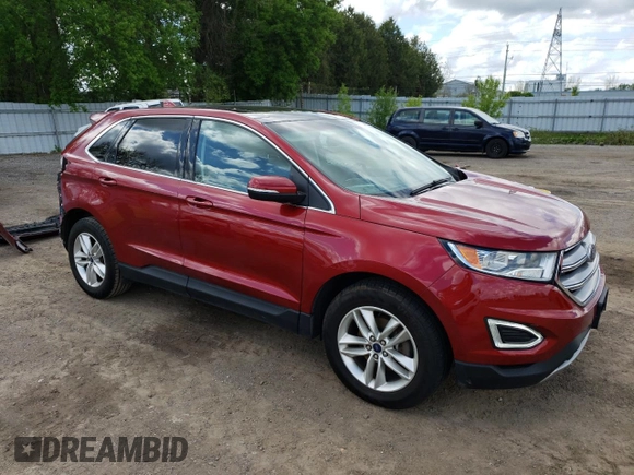 2016 Ford Edge SEL z VIN 2FMPK3J93GBB80120, wystawiony jako Copart lot #56124735 z przebiegiem 104 706 mil mil oraz Szkoda całkowita • Salvage title. Historia ofert i sprzedaży dostępna na DreamBid. Obrazek 4.
