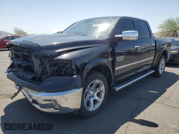 2017 Ram 1500 Laramie with VIN 1C6RR7NT6HS840719, listed as a Copart auction lot 60124375 with 100,115 mi miles and Salvage title. Bid and sale history available at DreamBid. Image 1.