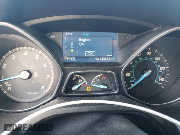 2014 Ford Focus SE with VIN 1FADP3F27EL412368, listed as a Copart auction lot 51463155 with 143,484 mi miles and Salvage Title. Bid and sale history available at DreamBid. Image 9.