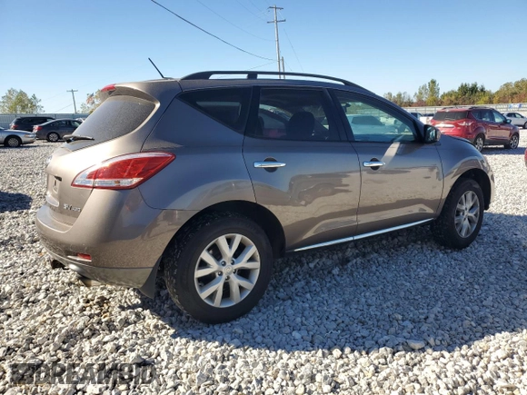 2011 Nissan Murano SV with VIN JN8AZ1MWXBW174533, listed as a Copart auction lot 75159014 with 188,060 mi miles and Clean Title. Bid and sale history available at carsss.com. Image 3.