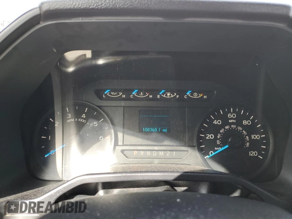 2015 Ford F-150 XLT with VIN 1FTFX1EF2FKE18694, listed as a Copart auction lot 50575245 with 108,360 mi miles and Salvage Title. Bid and sale history available at DreamBid. Image 9.