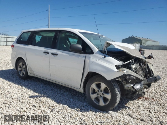 2014 Toyota Sienna L with VIN 5TDZK3DC9ES468417, listed as a Copart auction lot 49970045 with 168,176 mi miles and Salvage Title. Bid and sale history available at carsss.com. Image 4.
