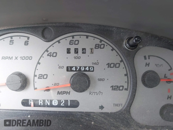 2003 Ford Ranger XL Fleet with VIN 1FTZR45E83PB51656, listed as a IAAI auction lot 42252102 with 147,949 mi miles and . Bid and sale history available at DreamBid. Image 7.