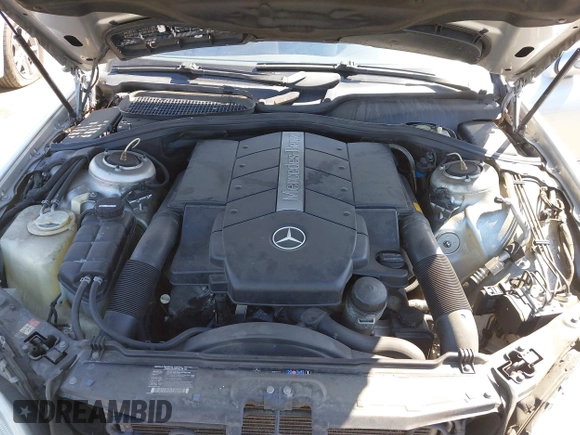 2002 Mercedes-Benz S-Class 5.0L with VIN WDBNG75J52A312063, listed as a IAAI auction lot 41818901 with 191,729 mi miles. Bid and sale history available at carsss.com. Image 10.