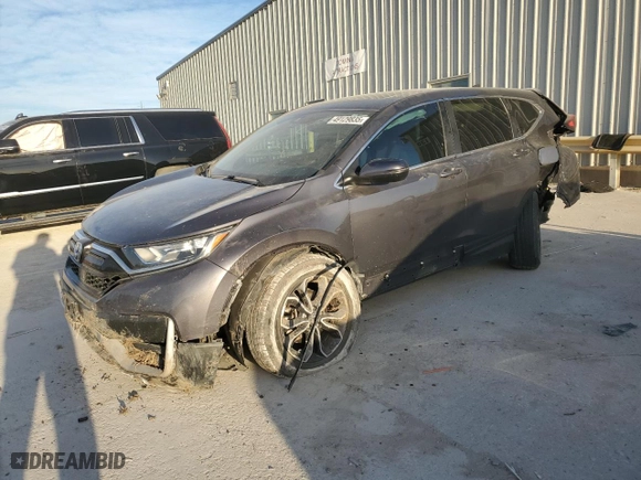 2021 Honda CR-V EX with VIN 2HKRW1H54MH412197, listed as a Copart auction lot 49129835 with 74,386 mi miles and Salvage Title. Bid and sale history available at carsss.com. Image 1.